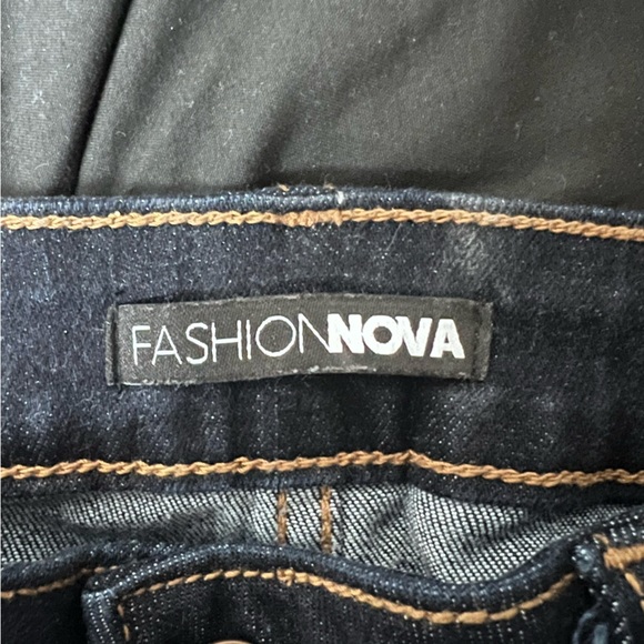 Dark Wash Ripped Jeans - Picture 3 of 4